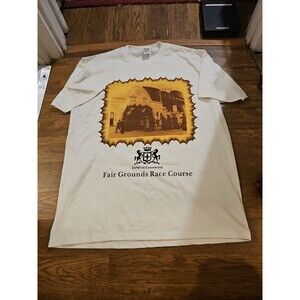 VTG 90s NOLA Fair Grounds Race Course TShirt Adult XL New Orleans Double Sided